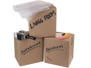 boxes with label