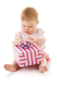 Baby with a Gifts 